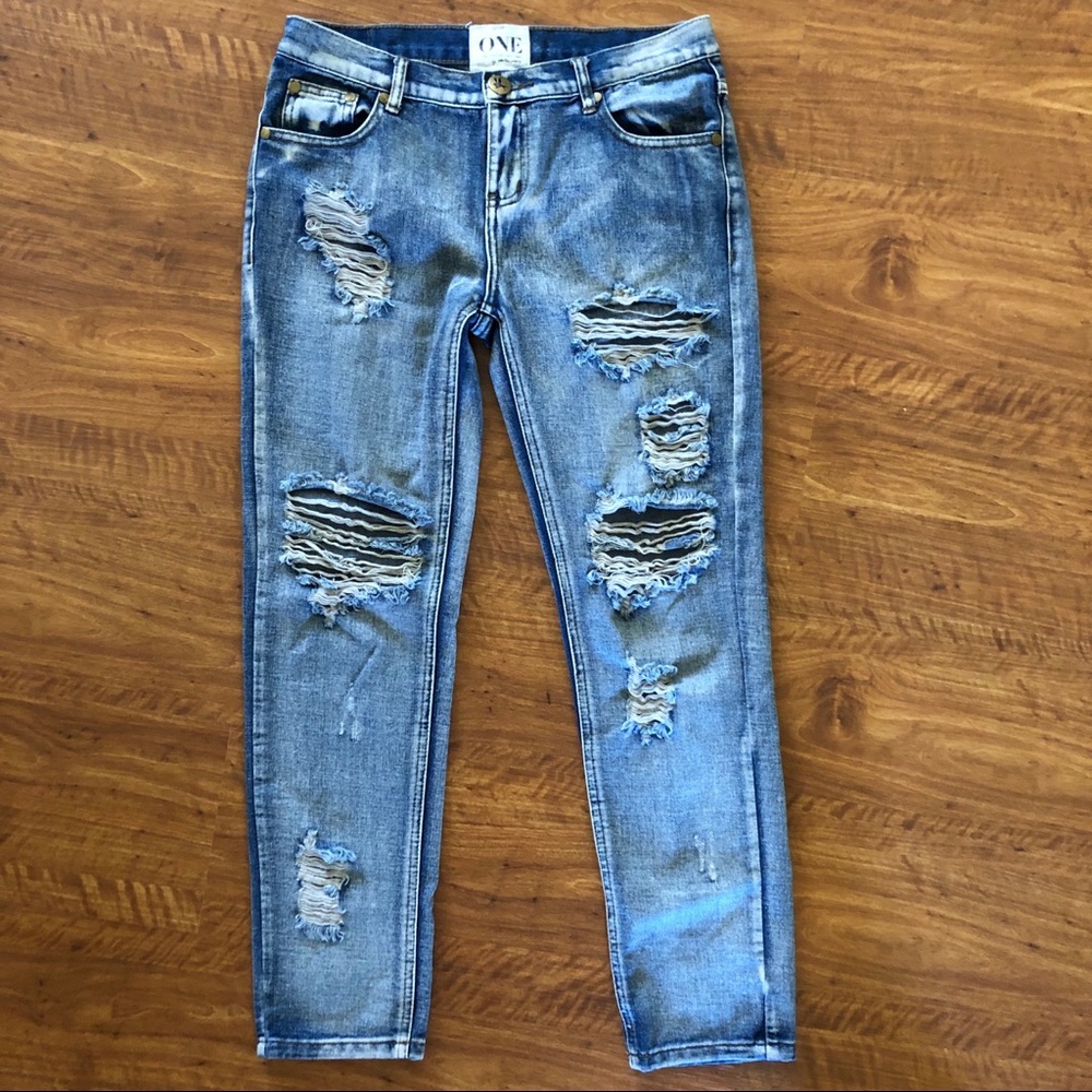 One teaspoon distressed jeans